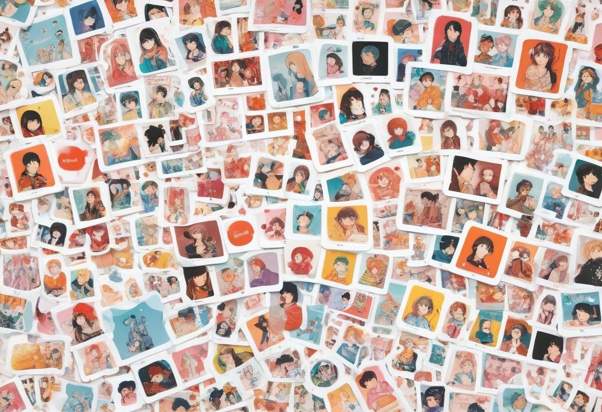 A vibrant collage of various hentai manga covers showcasing diverse art styles and characters, surrounded by playful digital icons representing different online platforms. The background features soft pastel colors to create a welcoming ambiance, while highlighted sections show key tips for selecting the best manga. Include subtle elements like speech bubbles with rating stars to evoke a sense of guidance and exploration. super-realistic. vibrant colors. white background.